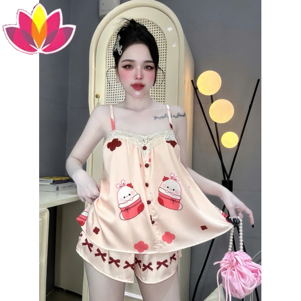Pijama Nữ Hai Dây Mẫu Mới 46