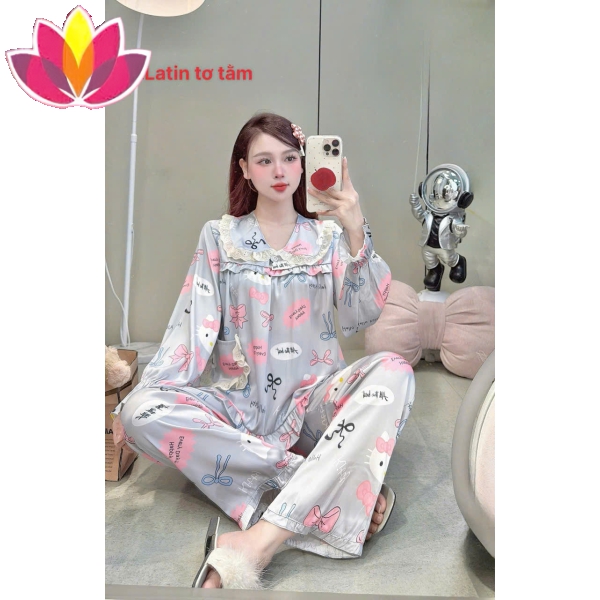Khuyễn Mãi 3 bộ đồ ngủ lụa cao cấp với giá chỉ 300k