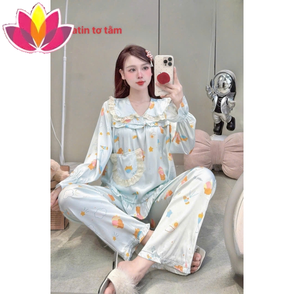 Khuyễn Mãi 3 bộ đồ ngủ lụa cao cấp với giá chỉ 300k
